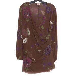 Sweet Pea Top Maternity Boho Fairy Whimsigoth Earthy Romantic Floral Size Large